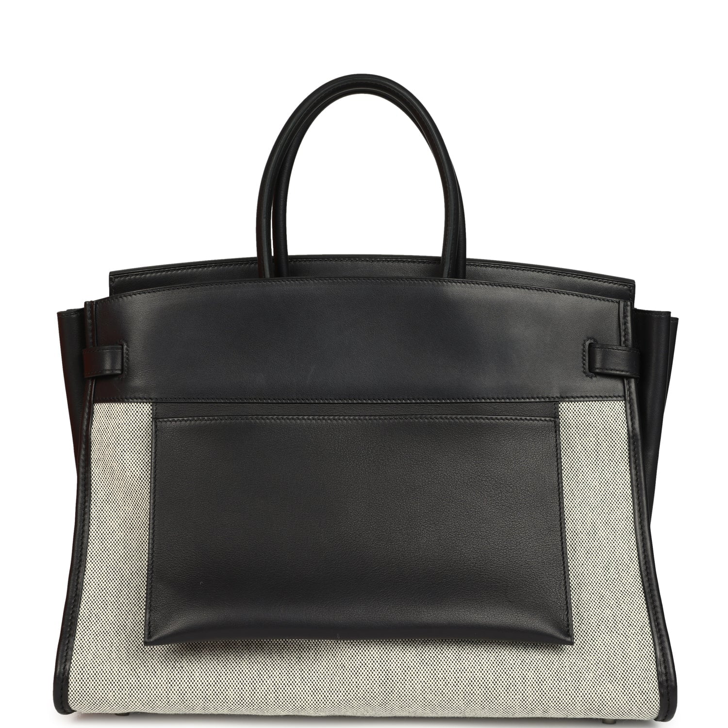 Black-Ecru Toile H Canvas and Black Volupto Palladium Hardware