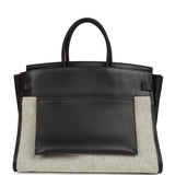 Black-Ecru Toile H Canvas and Black Volupto Palladium Hardware