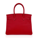 Rouge Casaque Epsom Leather with Palladium Hardware